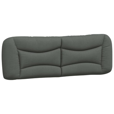 vidaXL Kopfteil-Kissen "Hvar" Dunkelgrau 160 cm Stoff