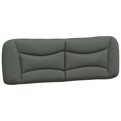vidaXL Kopfteil-Kissen "Hvar" Dunkelgrau 160 cm Stoff