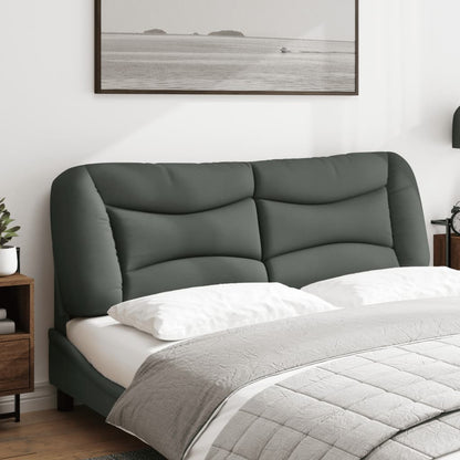 vidaXL Kopfteil-Kissen "Hvar" Dunkelgrau 160 cm Stoff