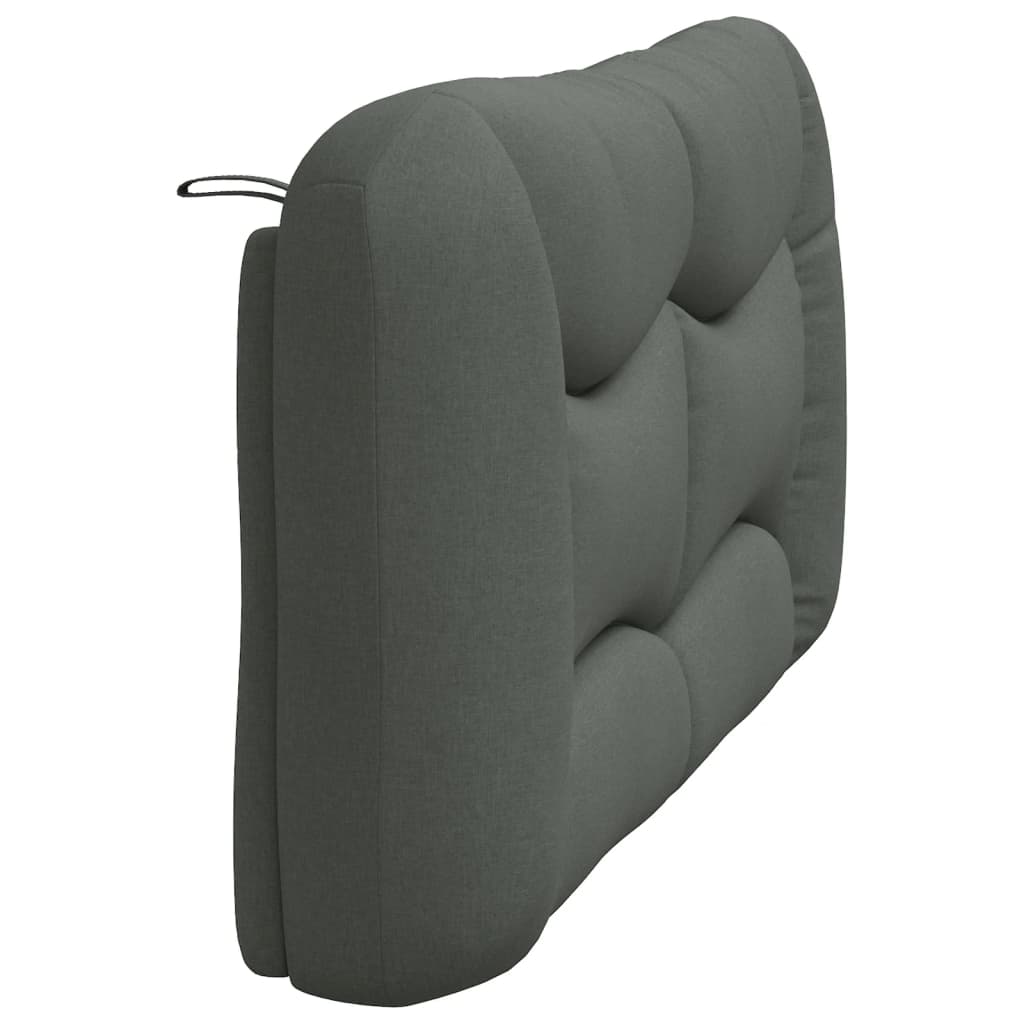 vidaXL Kopfteil-Kissen "Hvar" Dunkelgrau 160 cm Stoff