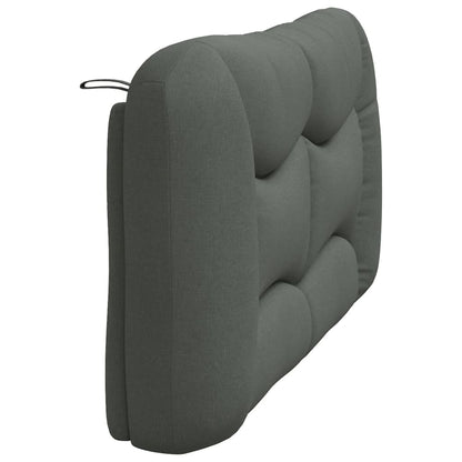 vidaXL Kopfteil-Kissen "Hvar" Dunkelgrau 160 cm Stoff