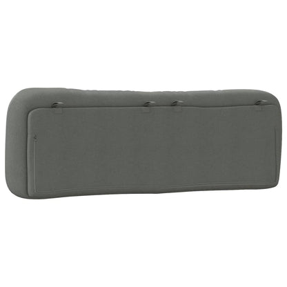 vidaXL Kopfteil-Kissen "Hvar" Dunkelgrau 160 cm Stoff
