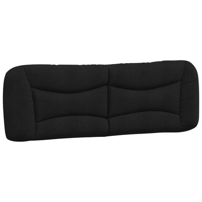 vidaXL Kopfteil-Kissen "Hvar" Schwarz 160 cm Stoff