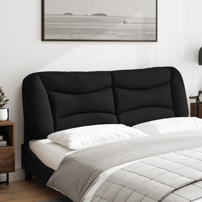 vidaXL Kopfteil-Kissen "Hvar" Schwarz 160 cm Stoff