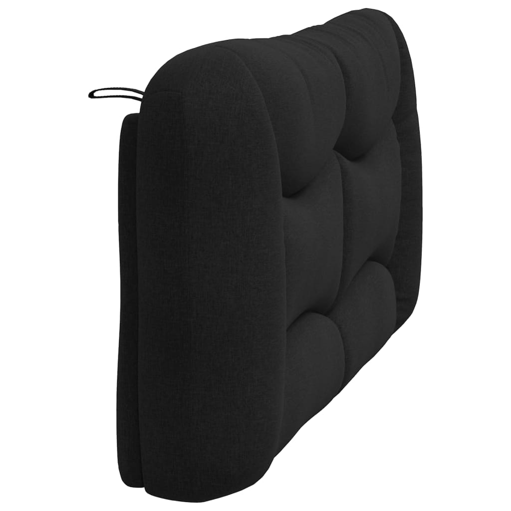 vidaXL Kopfteil-Kissen "Hvar" Schwarz 160 cm Stoff