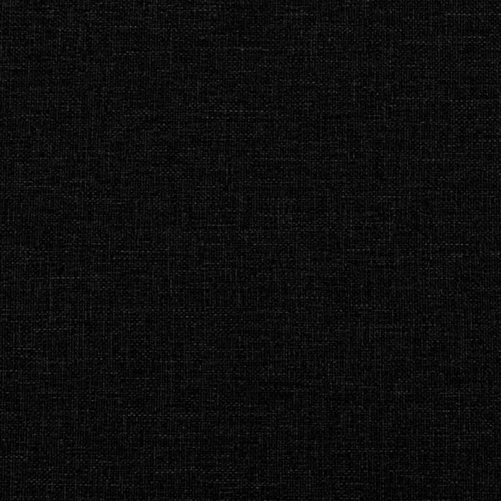 vidaXL Kopfteil-Kissen "Hvar" Schwarz 160 cm Stoff