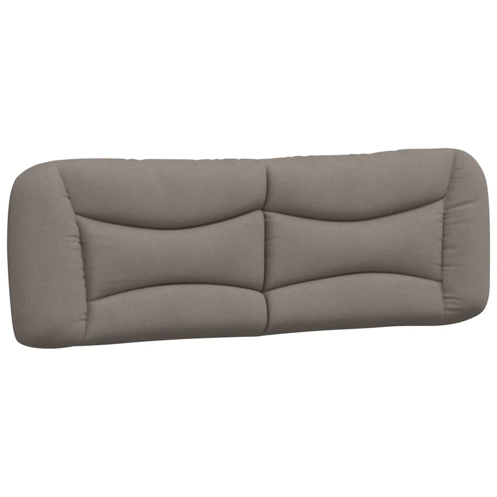 vidaXL Kopfteil-Kissen "Hvar" Taupe 160 cm Stoff