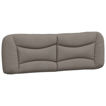 vidaXL Kopfteil-Kissen "Hvar" Taupe 160 cm Stoff