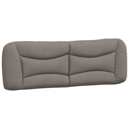 vidaXL Kopfteil-Kissen "Hvar" Taupe 160 cm Stoff