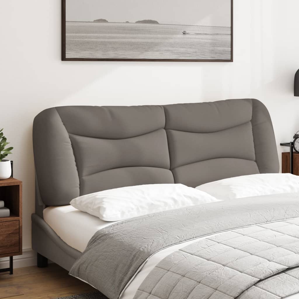 vidaXL Kopfteil-Kissen "Hvar" Taupe 160 cm Stoff