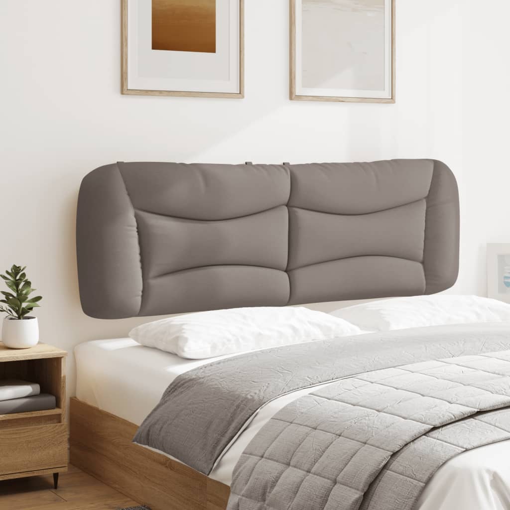 vidaXL Kopfteil-Kissen "Hvar" Taupe 160 cm Stoff