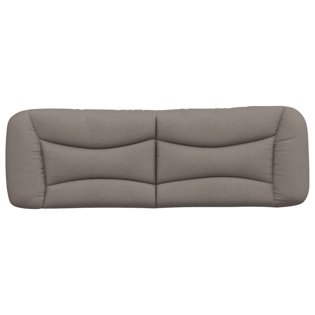 vidaXL Kopfteil-Kissen "Hvar" Taupe 160 cm Stoff