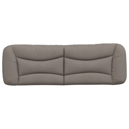 vidaXL Kopfteil-Kissen "Hvar" Taupe 160 cm Stoff