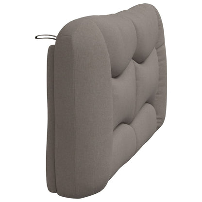 vidaXL Kopfteil-Kissen "Hvar" Taupe 160 cm Stoff