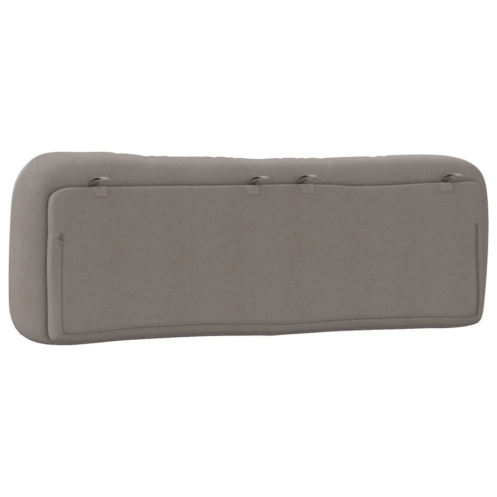 vidaXL Kopfteil-Kissen "Hvar" Taupe 160 cm Stoff