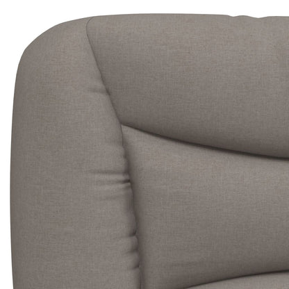 vidaXL Kopfteil-Kissen "Hvar" Taupe 160 cm Stoff