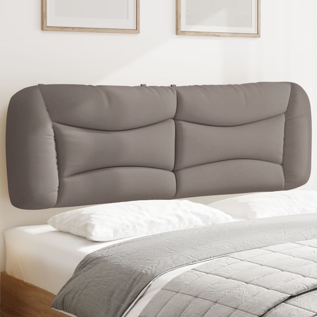 vidaXL Kopfteil-Kissen "Hvar" Taupe 160 cm Stoff