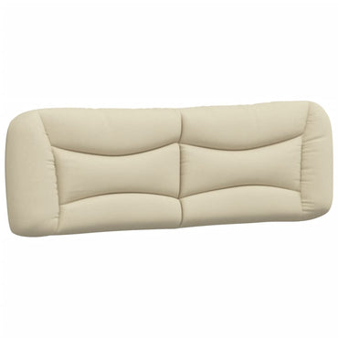 vidaXL Kopfteil-Kissen "Hvar" Creme 160 cm Stoff