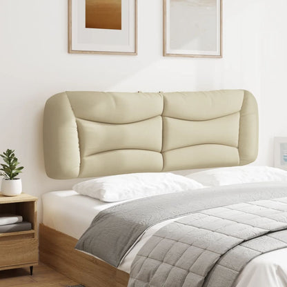 vidaXL Kopfteil-Kissen "Hvar" Creme 160 cm Stoff