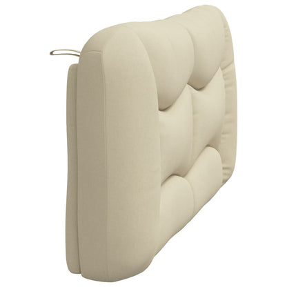 vidaXL Kopfteil-Kissen "Hvar" Creme 160 cm Stoff