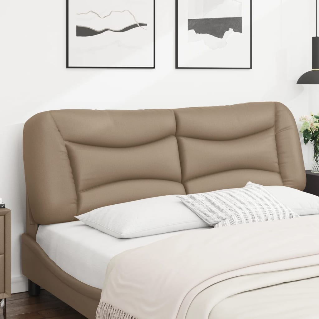 vidaXL Kopfteil-Kissen "Hvar" Cappuccino-Braun 160 cm Kunstleder