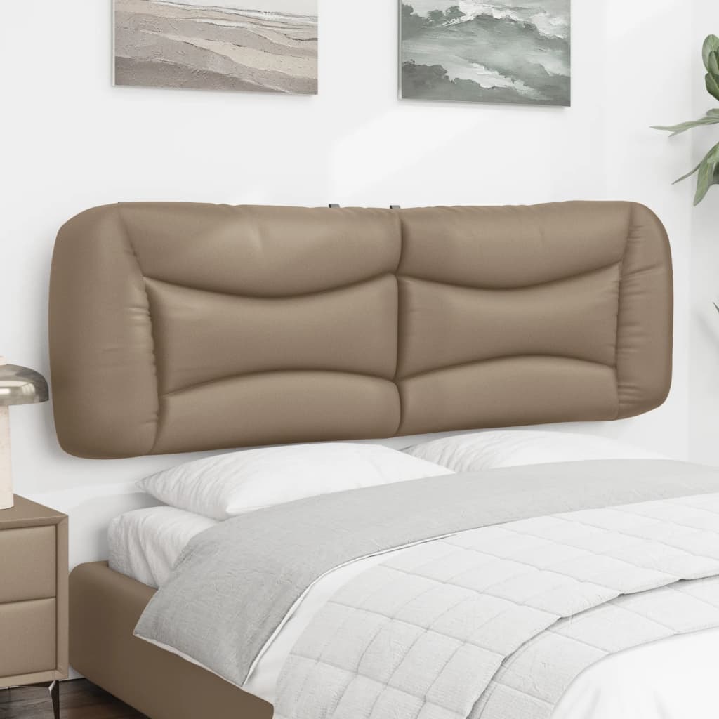 vidaXL Kopfteil-Kissen "Hvar" Cappuccino-Braun 160 cm Kunstleder