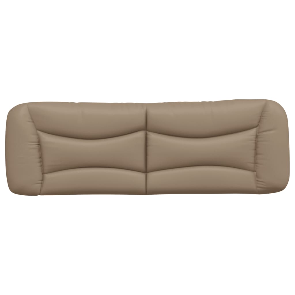 vidaXL Kopfteil-Kissen "Hvar" Cappuccino-Braun 160 cm Kunstleder