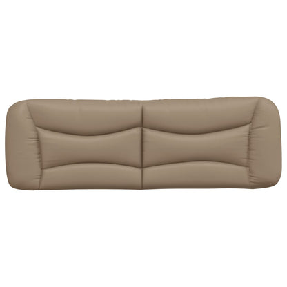 vidaXL Kopfteil-Kissen "Hvar" Cappuccino-Braun 160 cm Kunstleder