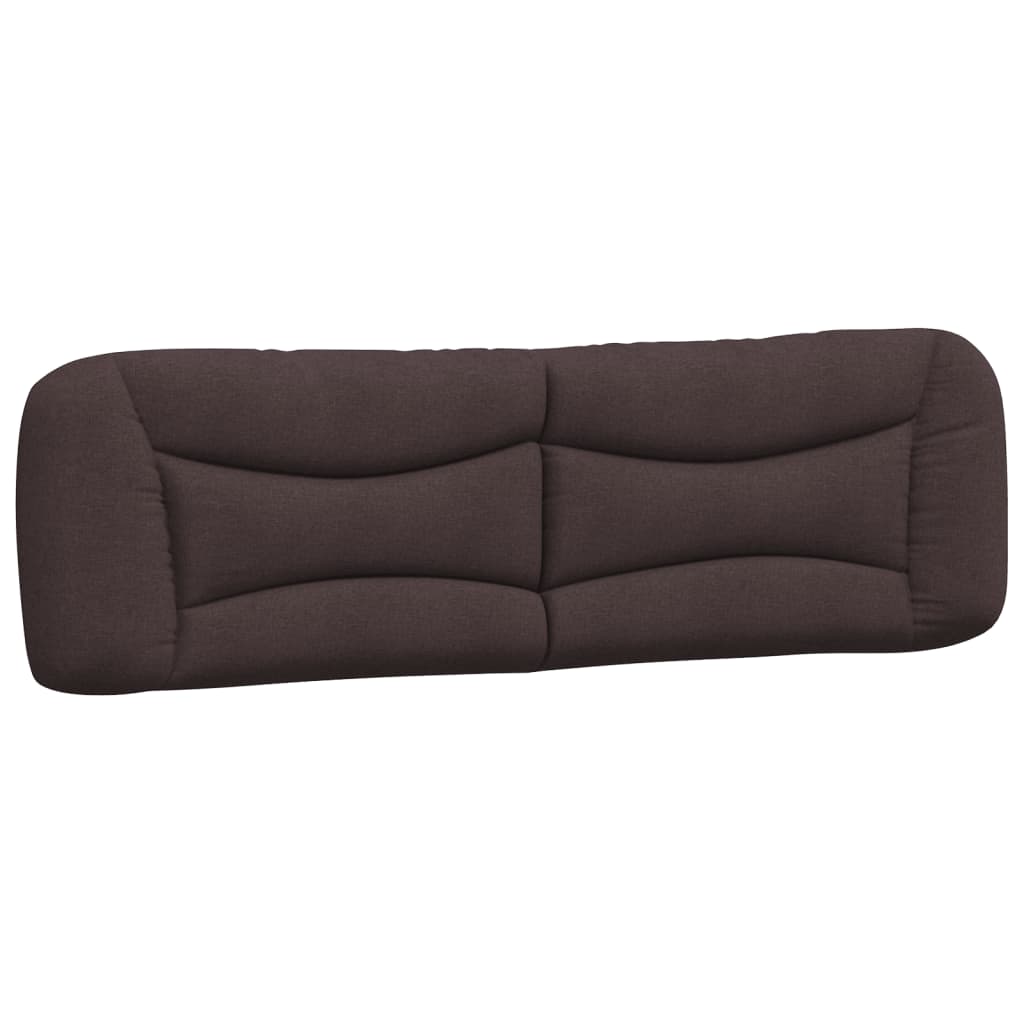 vidaXL Kopfteil-Kissen "Hvar" Dunkelbraun 180 cm Stoff