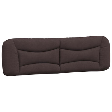 vidaXL Kopfteil-Kissen "Hvar" Dunkelbraun 180 cm Stoff