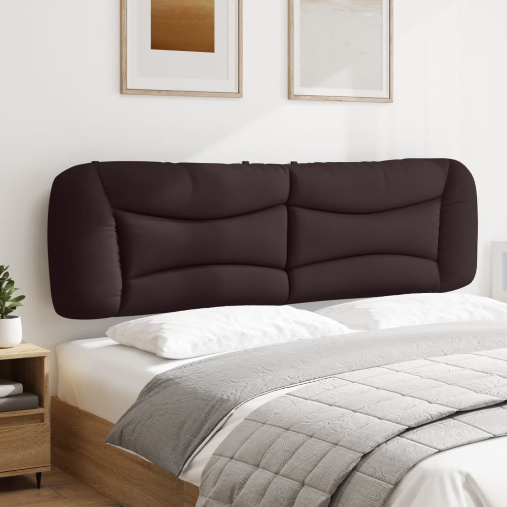 vidaXL Kopfteil-Kissen "Hvar" Dunkelbraun 180 cm Stoff