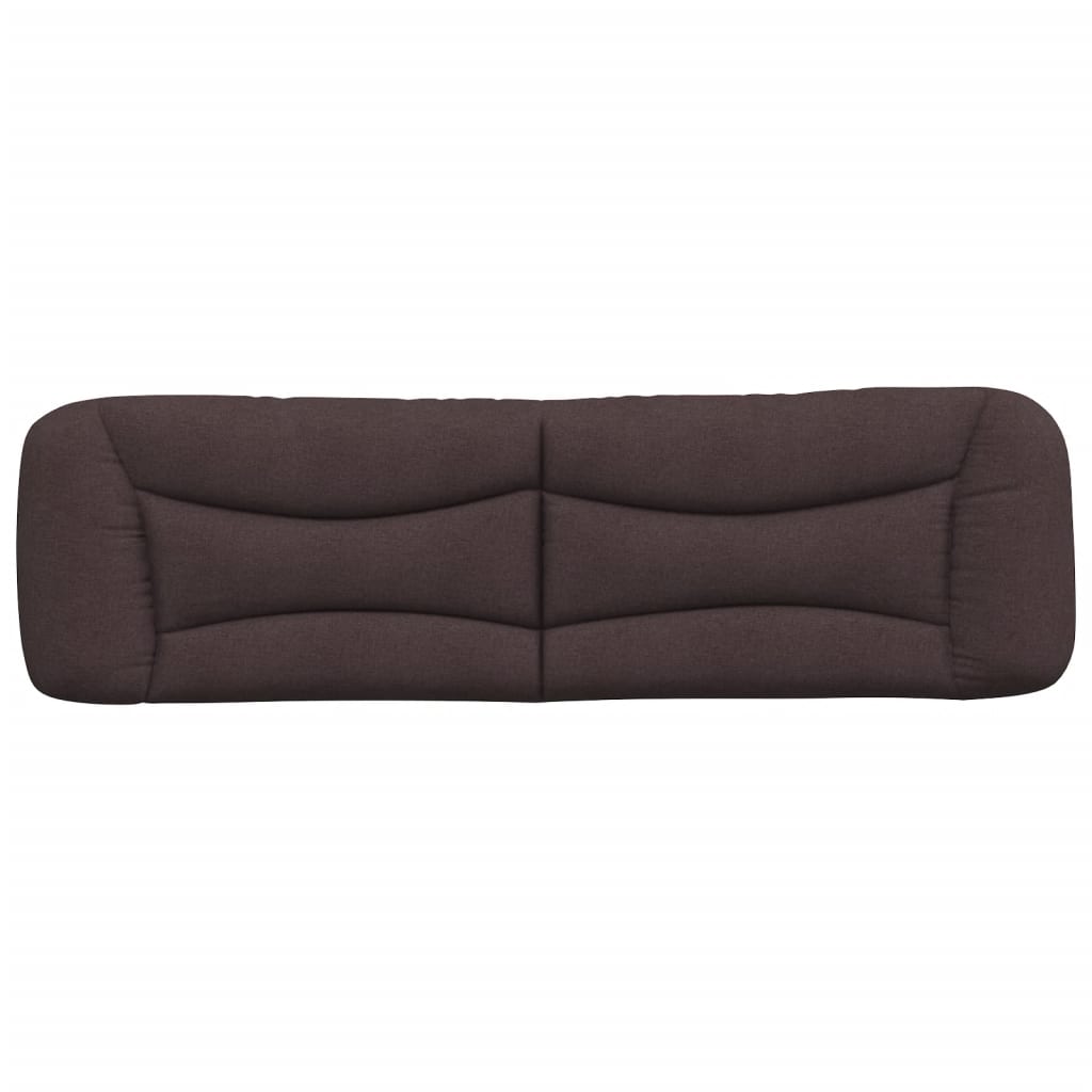 vidaXL Kopfteil-Kissen "Hvar" Dunkelbraun 180 cm Stoff