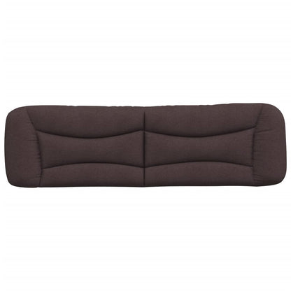 vidaXL Kopfteil-Kissen "Hvar" Dunkelbraun 180 cm Stoff