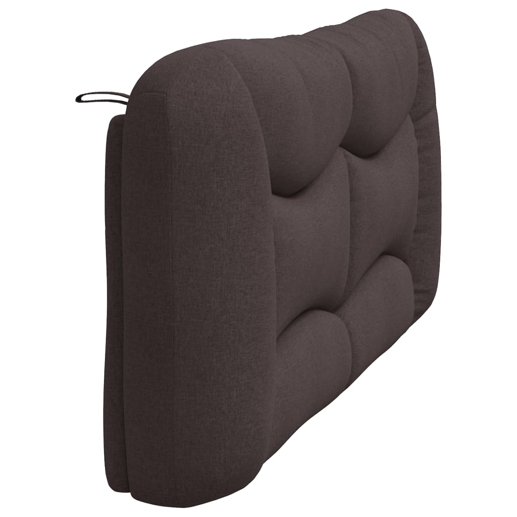 vidaXL Kopfteil-Kissen "Hvar" Dunkelbraun 180 cm Stoff