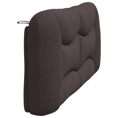 vidaXL Kopfteil-Kissen "Hvar" Dunkelbraun 180 cm Stoff