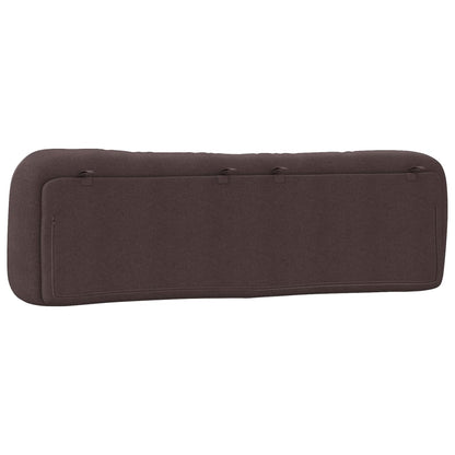 vidaXL Kopfteil-Kissen "Hvar" Dunkelbraun 180 cm Stoff