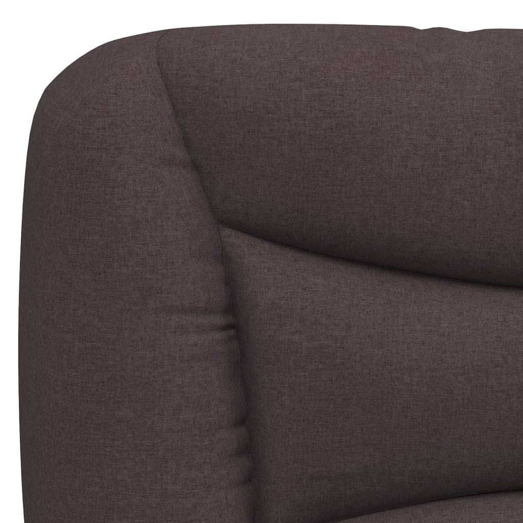 vidaXL Kopfteil-Kissen "Hvar" Dunkelbraun 180 cm Stoff