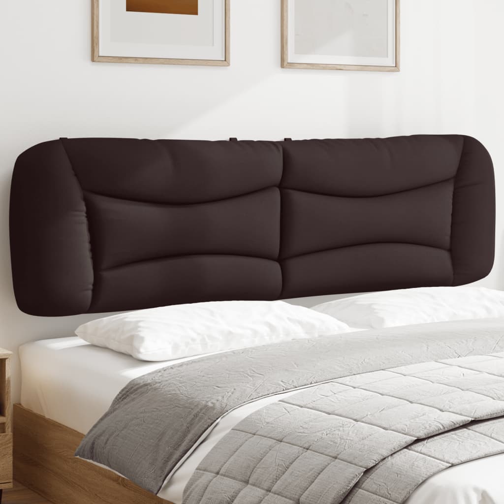 vidaXL Kopfteil-Kissen "Hvar" Dunkelbraun 180 cm Stoff