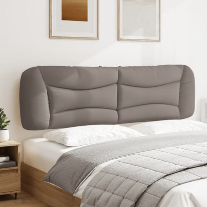 vidaXL Kopfteil-Kissen "Hvar" Taupe 180 cm Stoff