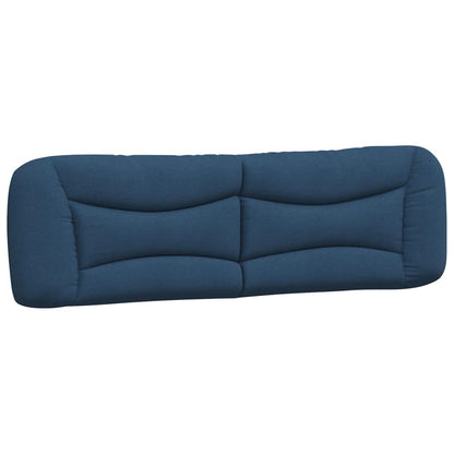 vidaXL Kopfteil-Kissen "Hvar" Blau 180 cm Stoff