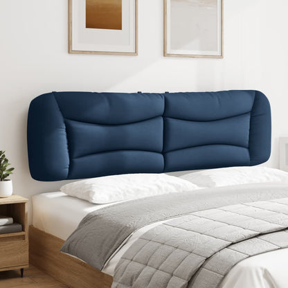 vidaXL Kopfteil-Kissen "Hvar" Blau 180 cm Stoff