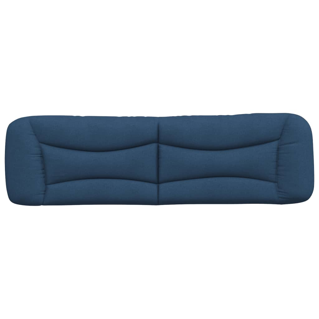 vidaXL Kopfteil-Kissen "Hvar" Blau 180 cm Stoff