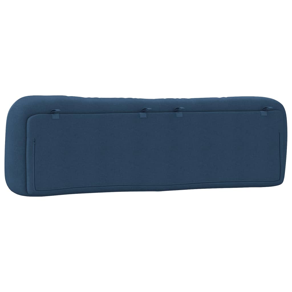 vidaXL Kopfteil-Kissen "Hvar" Blau 180 cm Stoff