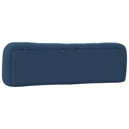 vidaXL Kopfteil-Kissen "Hvar" Blau 180 cm Stoff