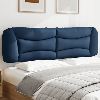 vidaXL Kopfteil-Kissen "Hvar" Blau 180 cm Stoff