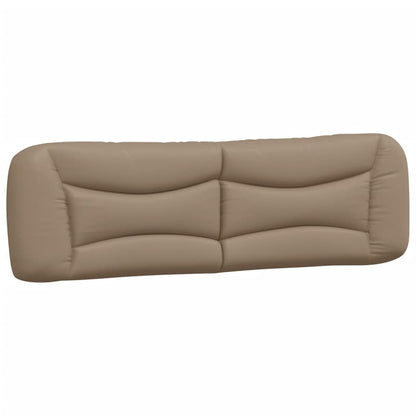 vidaXL Kopfteil-Kissen "Hvar" Cappuccino-Braun 180 cm Kunstleder