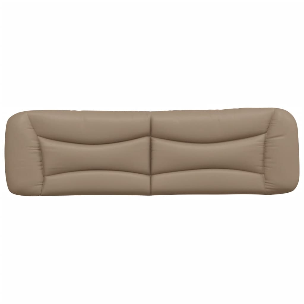 vidaXL Kopfteil-Kissen "Hvar" Cappuccino-Braun 180 cm Kunstleder