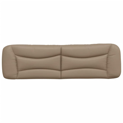 vidaXL Kopfteil-Kissen "Hvar" Cappuccino-Braun 180 cm Kunstleder