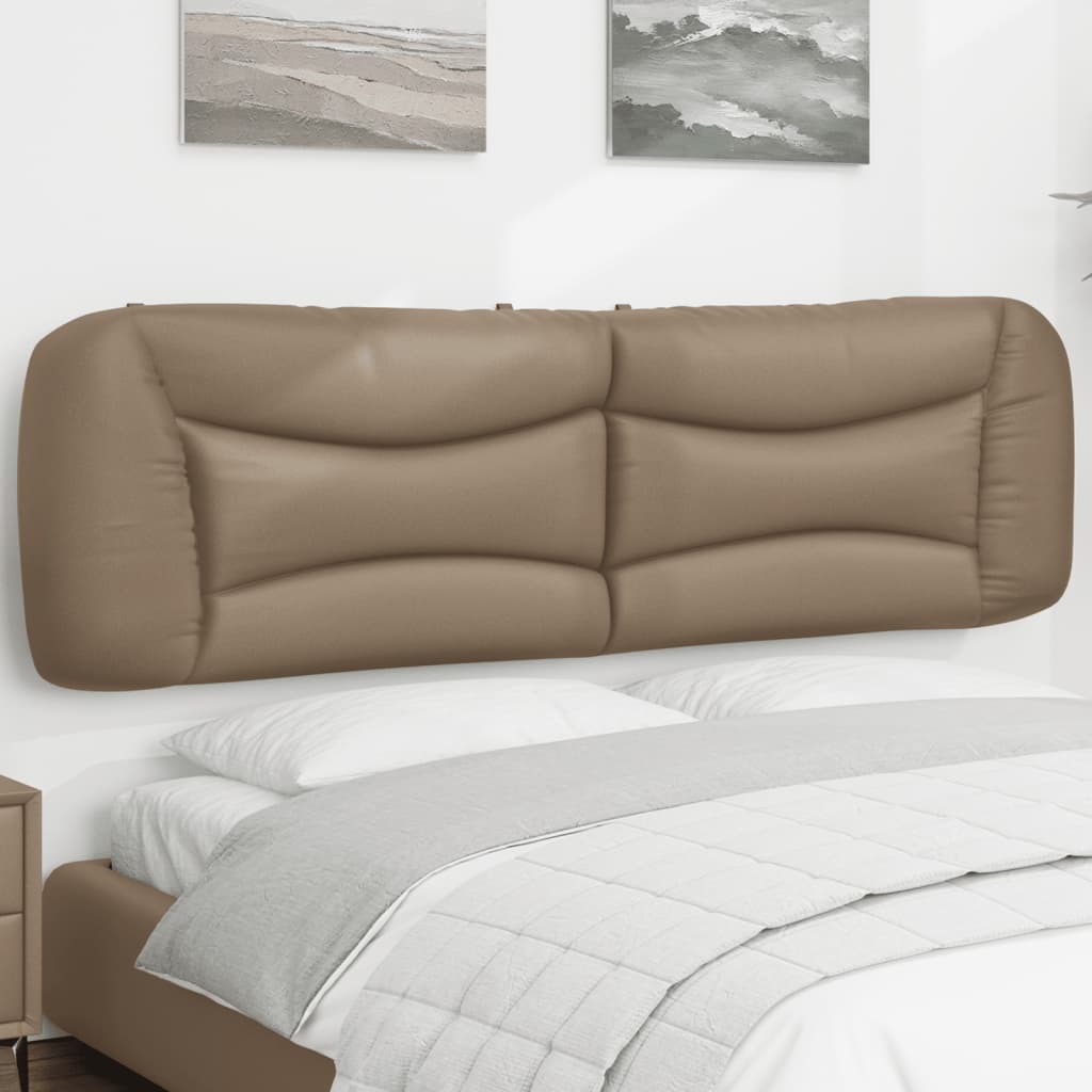 vidaXL Kopfteil-Kissen "Hvar" Cappuccino-Braun 180 cm Kunstleder