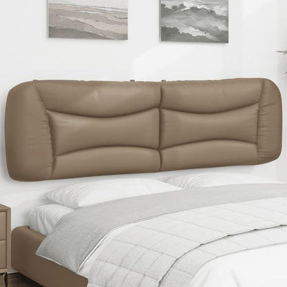 vidaXL Kopfteil-Kissen "Hvar" Cappuccino-Braun 180 cm Kunstleder
